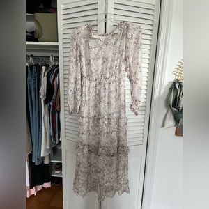 Long Flower Dress